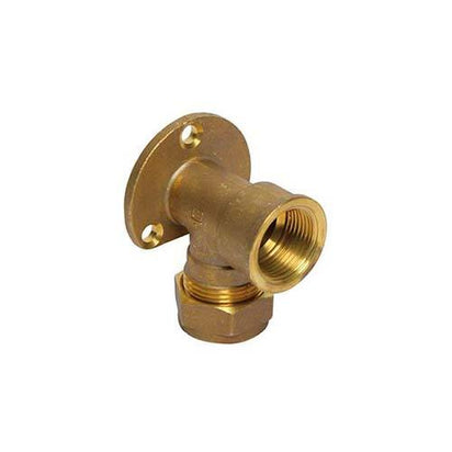 Cobra Wallplate Elbow C to FI - 15mm to ½