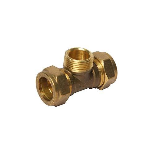 Cobra Tee Brass Copper to Copper to Male Connections