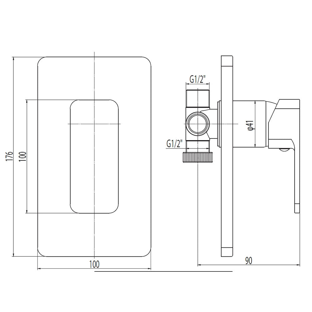 Cobra Arrive Concealed Shower Mixer
